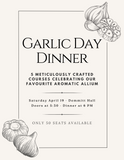 National Garlic Day Dinner - April 19, 2025